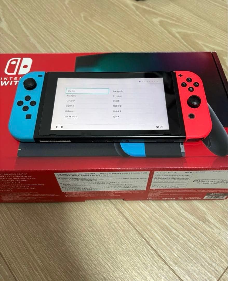 Nintendo Switch 本体、付属品付き、箱あり