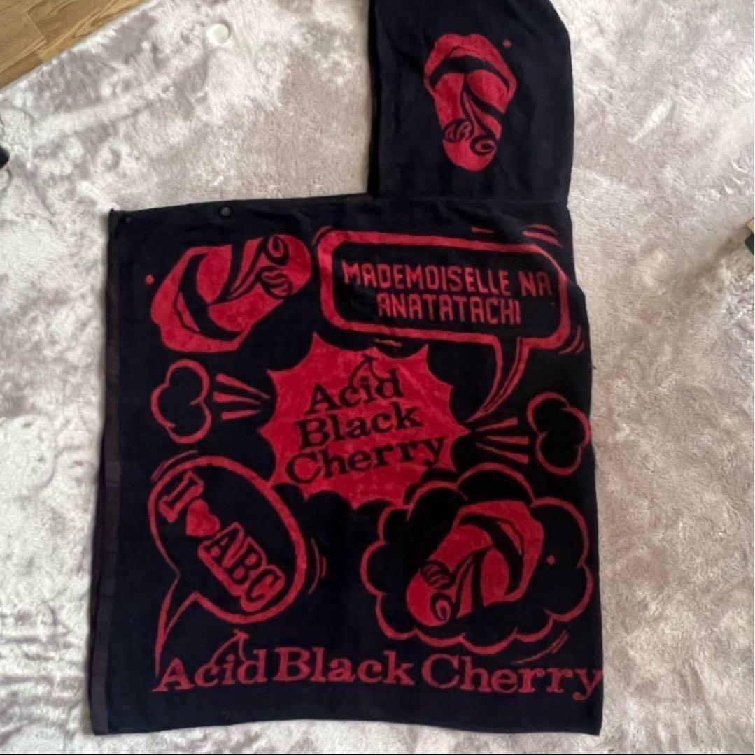 Acid Black Cherry FC限定フード付きタオル、グッズまとめ売り