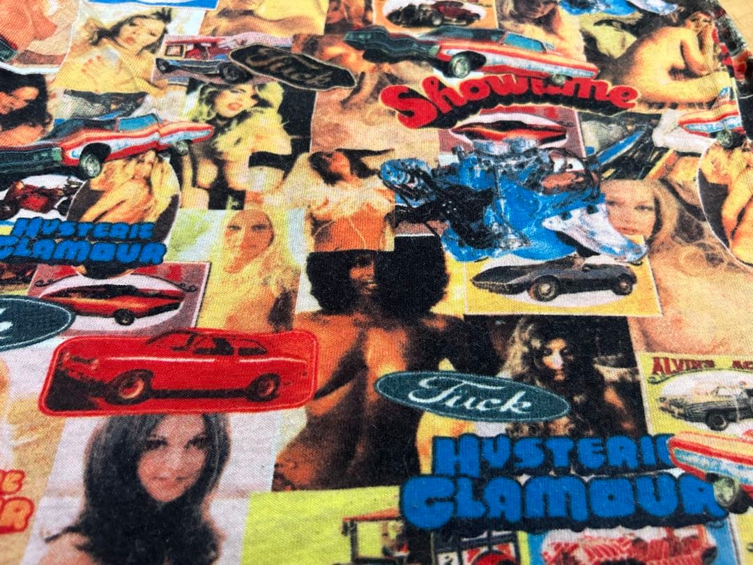 HYSTERIC GLAMOUR コラージュ タンクトップ ガール柄 キャミ