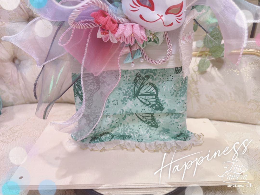 B431.pon2pan2☆オーダー☆犬浴衣☆蝶