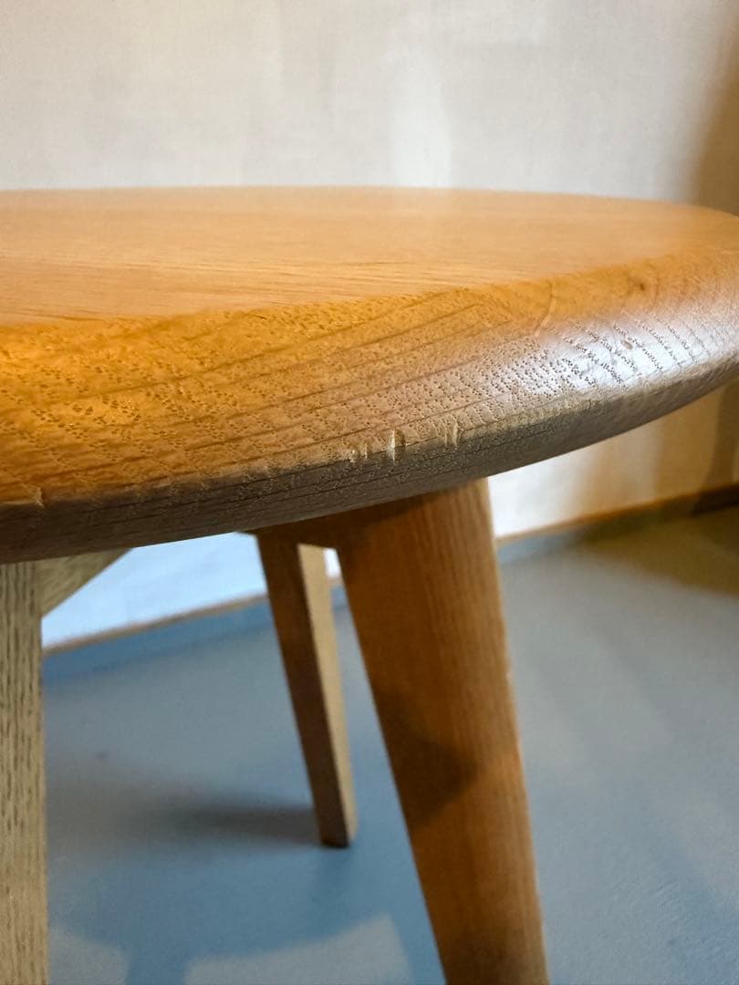 飛騨 家具 シラカワshirakawa サイドテーブル ナチュラル 丸テーブル