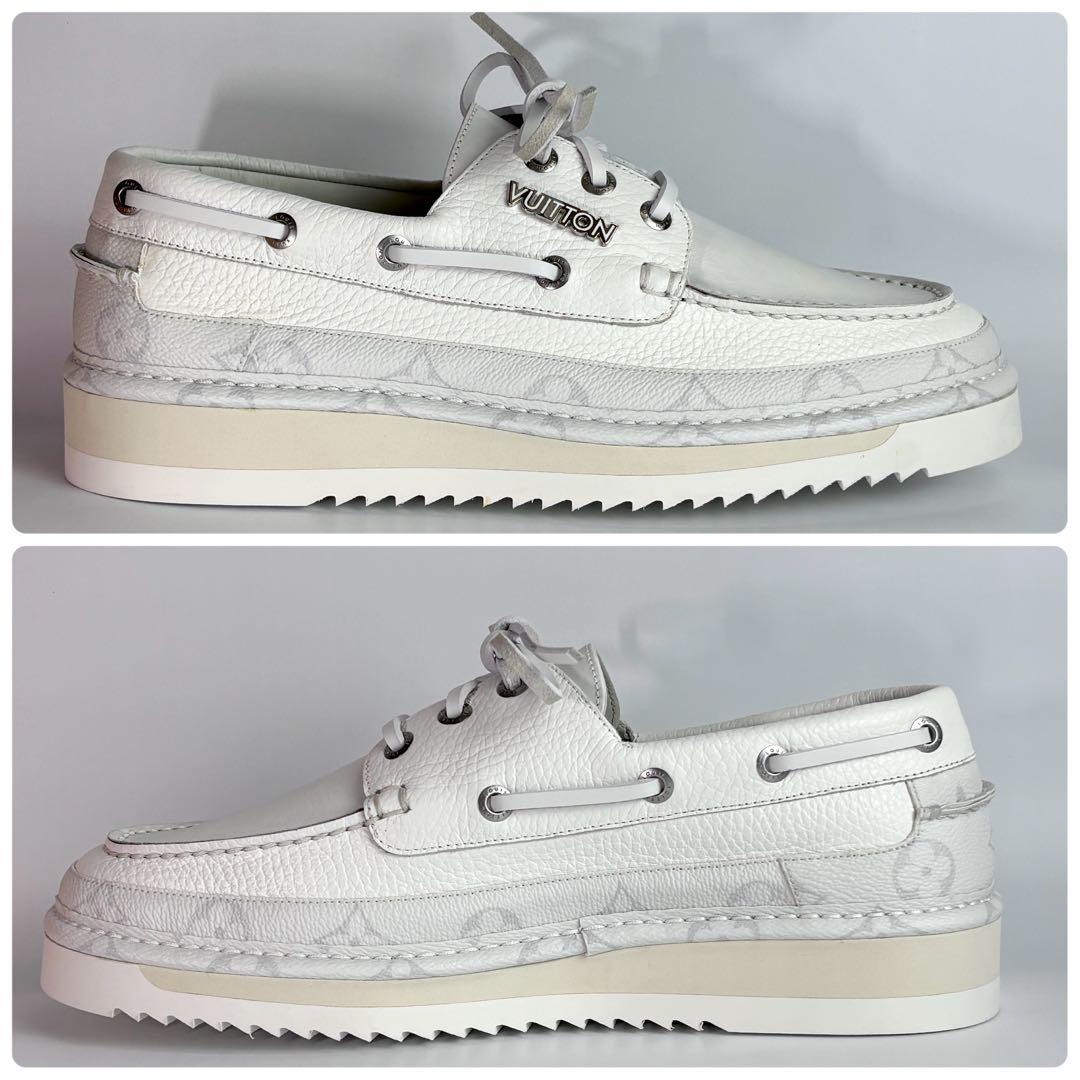 【新品同様】 ルイヴィトン デッキシューズ モノグラム レザー 箱 保存袋付き