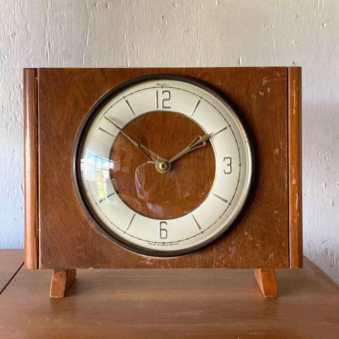 ◉6/3迄 UK◉UKヴィンテージクロック 置時計 ミッドセンチュリー