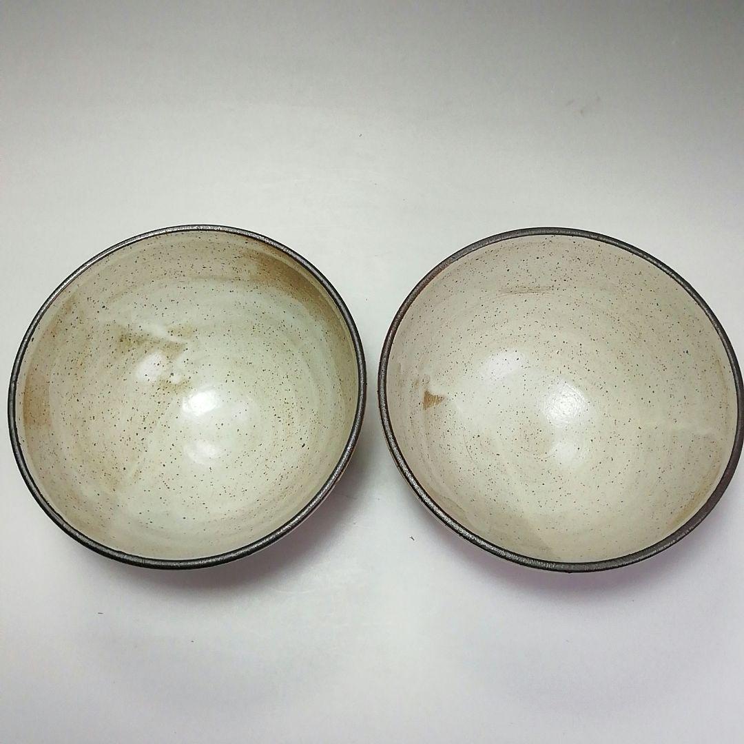 Ｓ５９９　茶碗　十客『十牛図　鉄絵数茶碗』『壷中窯　信楽焼』『保庭楽入作』　共箱