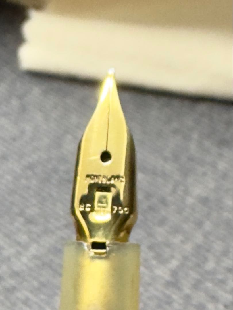 【美品】モンブラン万年筆 No12 1960s ペン先18c 750 ブラック