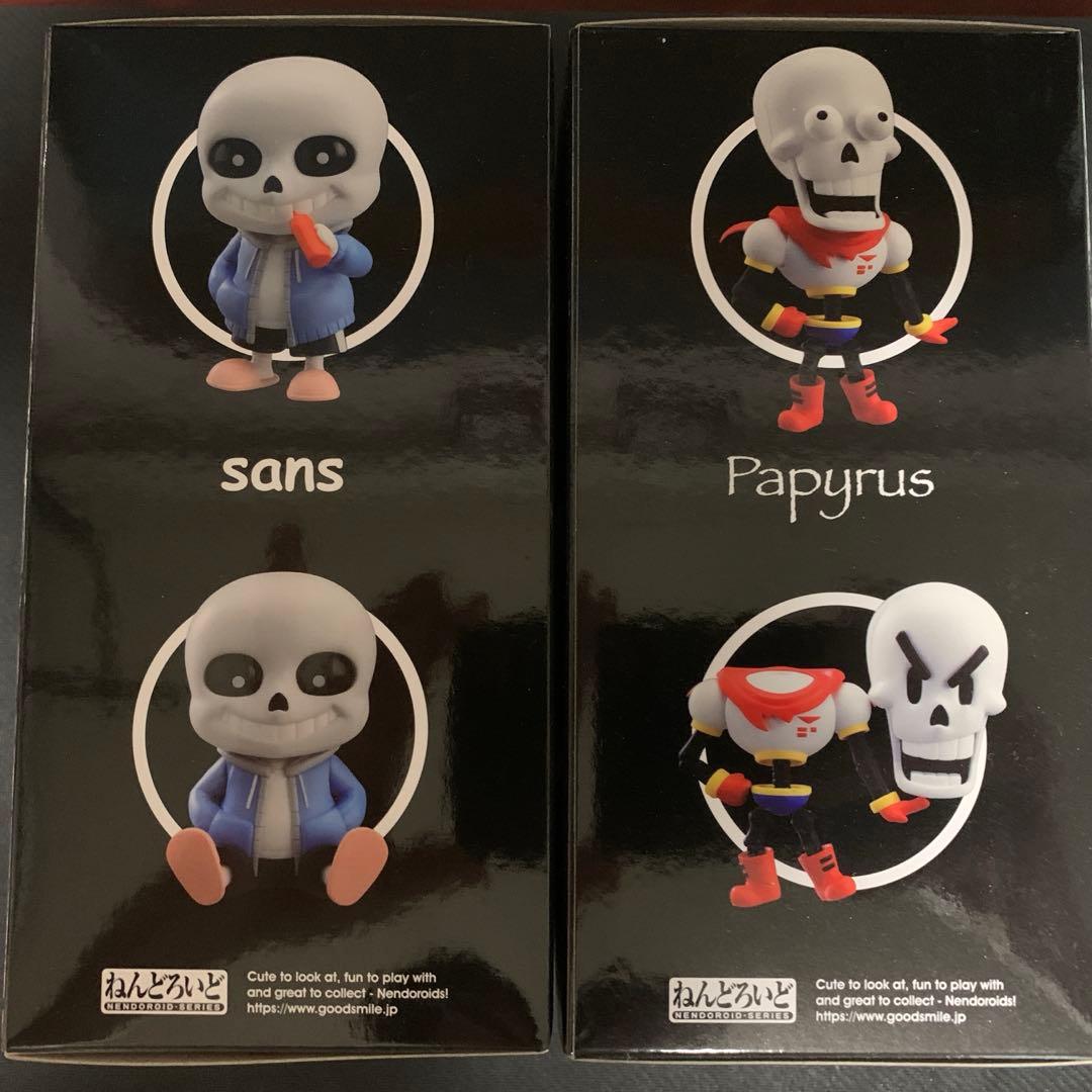 取置き可　UNDERTALE　ねんどろいど　サンズ　パピルス　セット