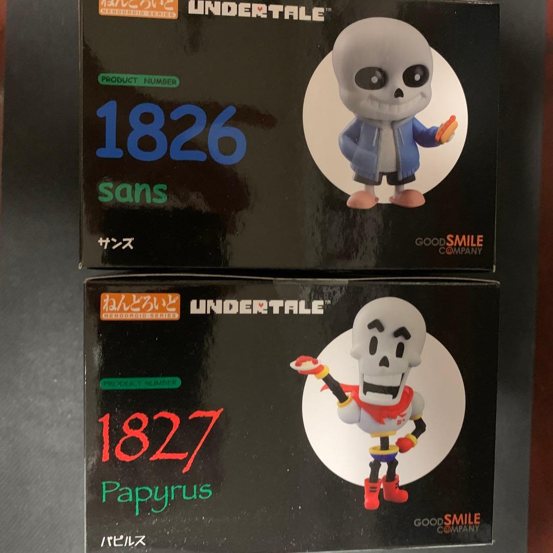取置き可　UNDERTALE　ねんどろいど　サンズ　パピルス　セット