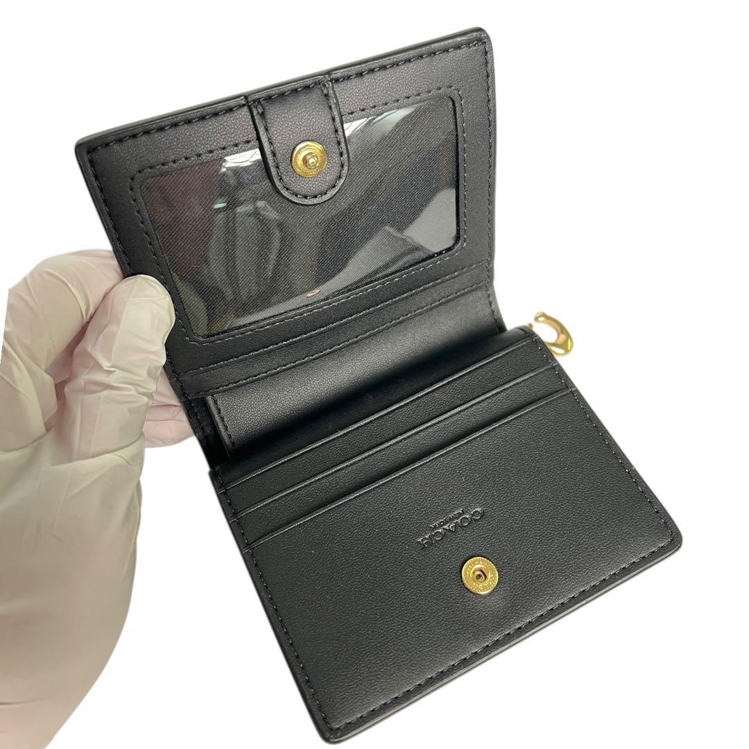 【未使用品】コーチ COACH 二つ折り財布 ブラウン ウォレット 財布　小銭