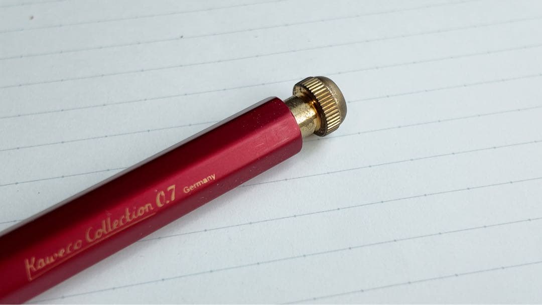 カヴェコスペシャル　レッド　ペンシル　0.7mm kaweco 限定色