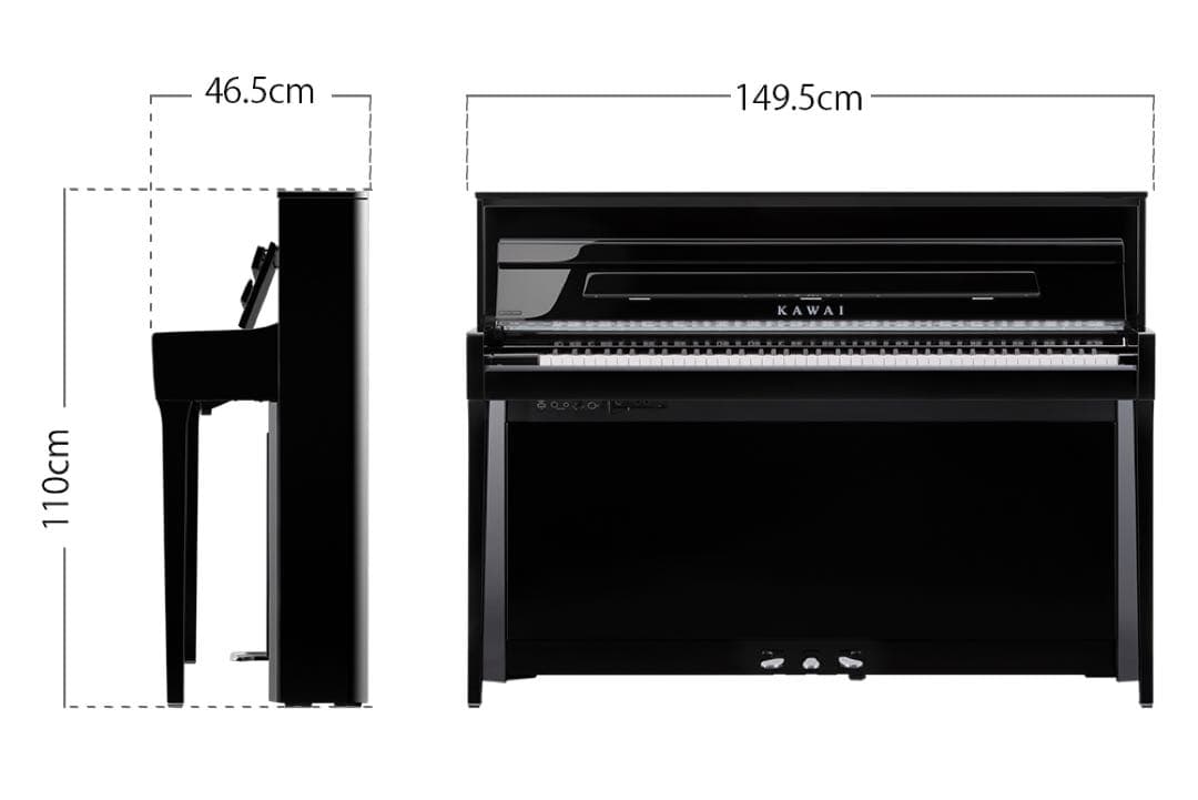 新製品、ビックリ価格で提供！カワイNV6、高級ピアクション搭載、ハイブリッド仕様