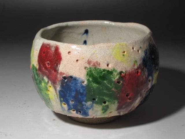 ☆　出口王仁三郎　耀碗茶碗　復古　流石の一品です☆y525