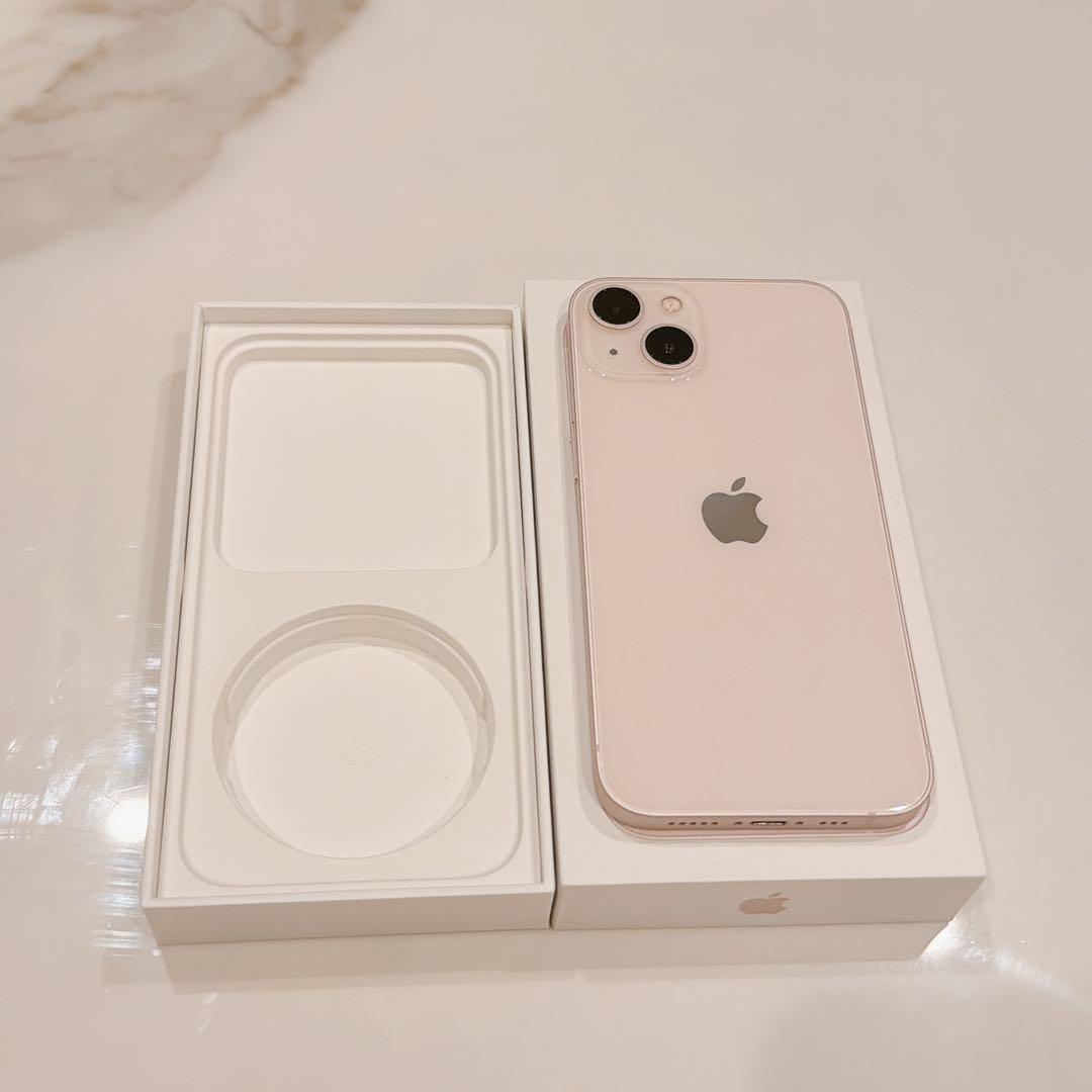【美品】iPhone13 128GB ピンク
