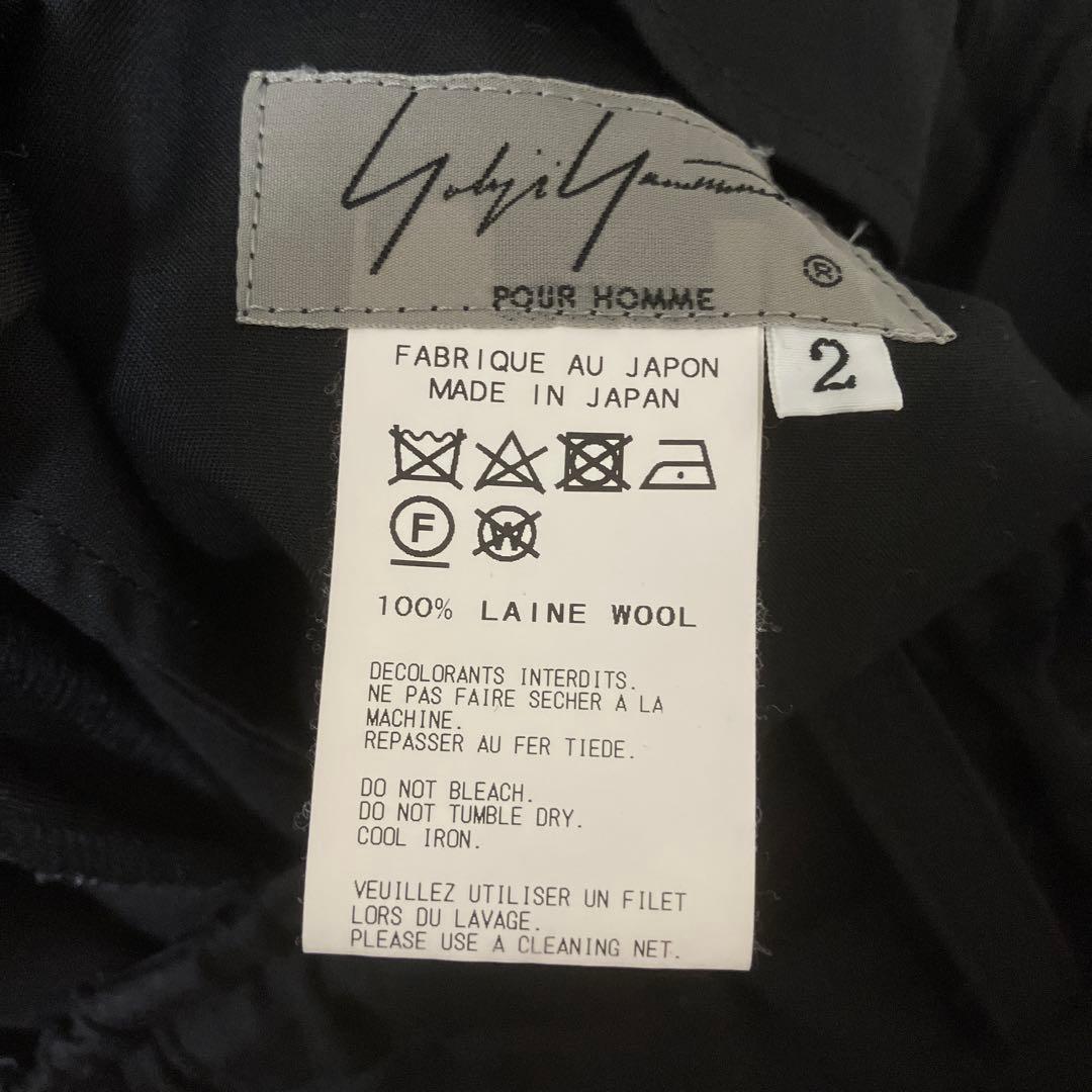 カラスパンツ　ヨウジヤマモトプールオム　サイズ2