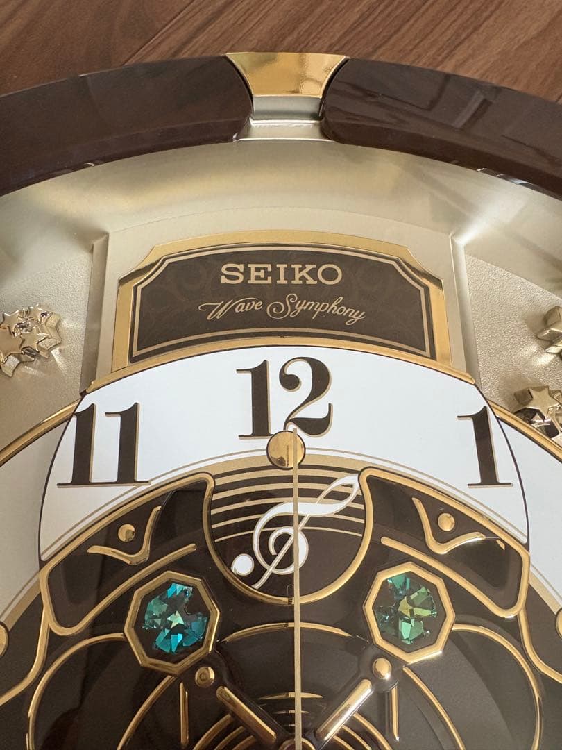 【新品】SEIKO Wave Symphony 掛時計 (取説付き)RE579B