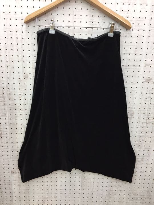 Y2K 古着 if six was nine 鹿革×ベロア編み上げサルエルパンツ