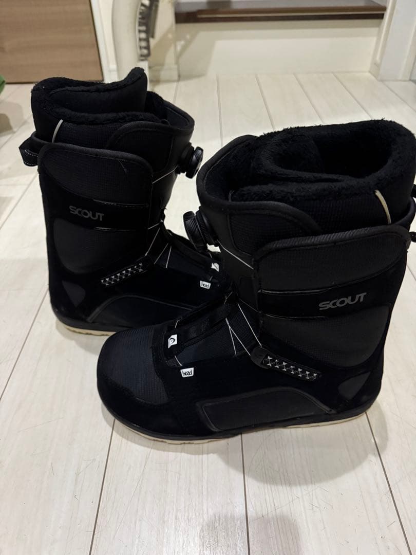 美品HEAD スノーボードブーツSCOUT ブラック　30センチ