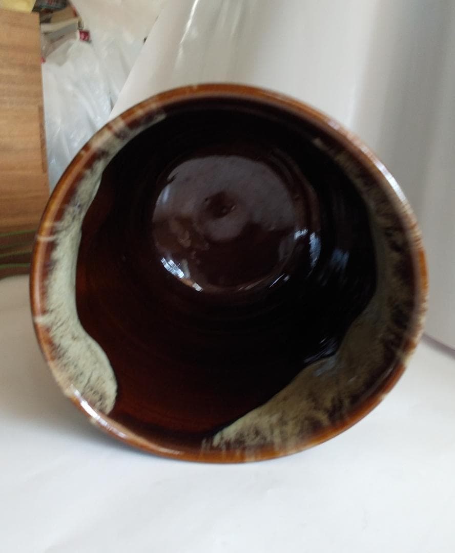 朝鮮唐津 水指 青柳翠峯 高取焼 裏千家 井口海仙 書付 花押入 真塗蓋付 美品