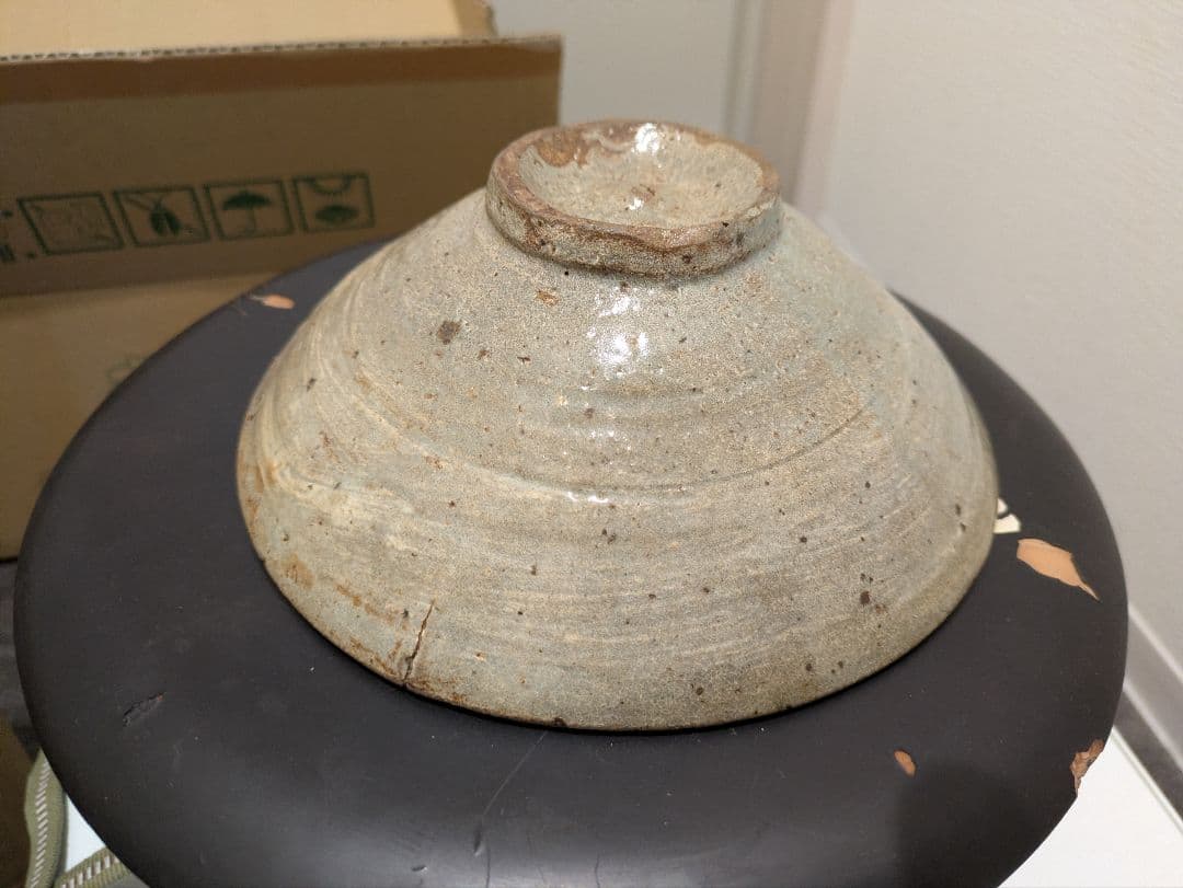 時代物　李朝　三島　高麗　平茶碗　夏茶碗　古美術品
