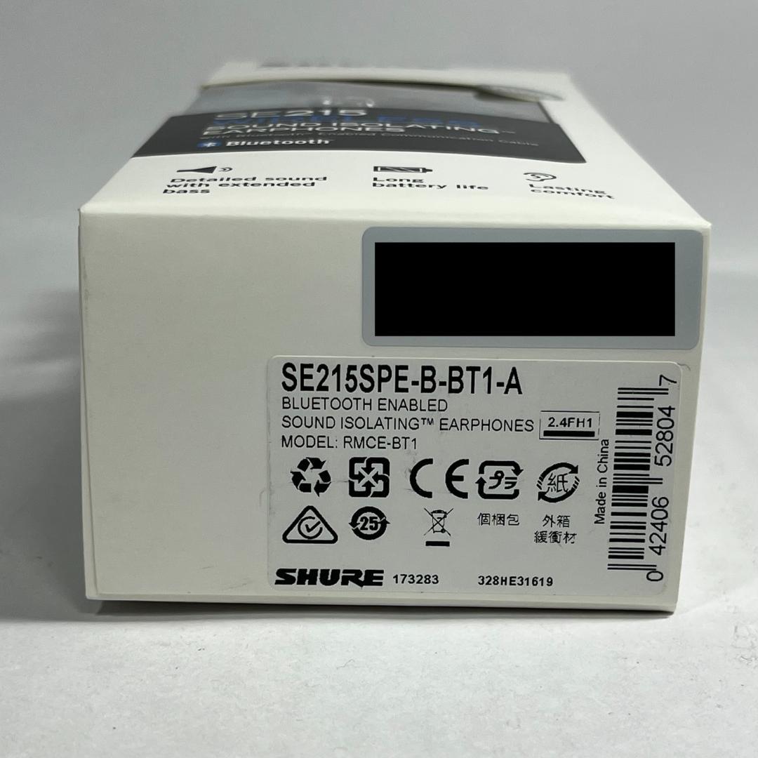 新品 SHURE SE215SPE-B-BT1-A ワイヤレスイヤホン