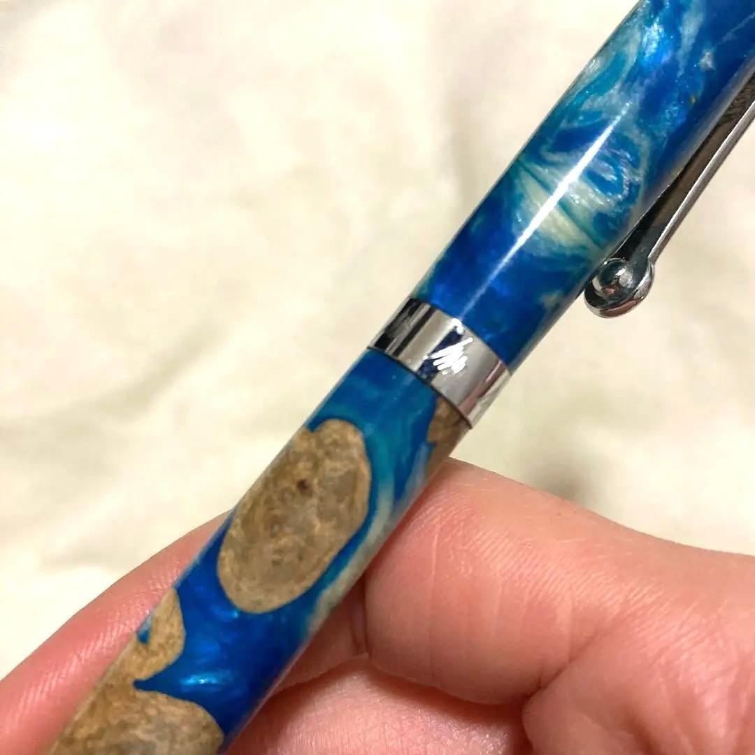 美麗　 地球柄　スライド式　ボールペン　外国製