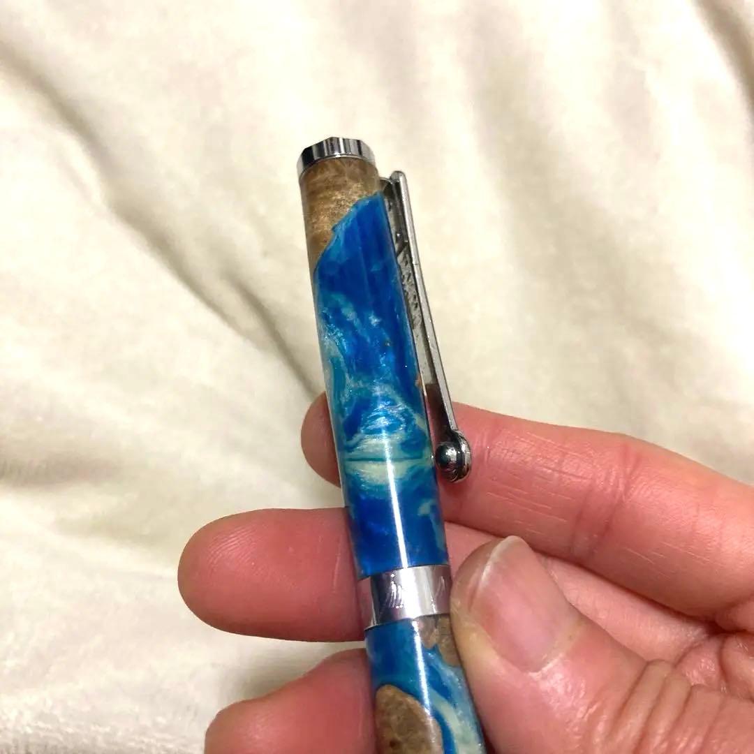 美麗　 地球柄　スライド式　ボールペン　外国製