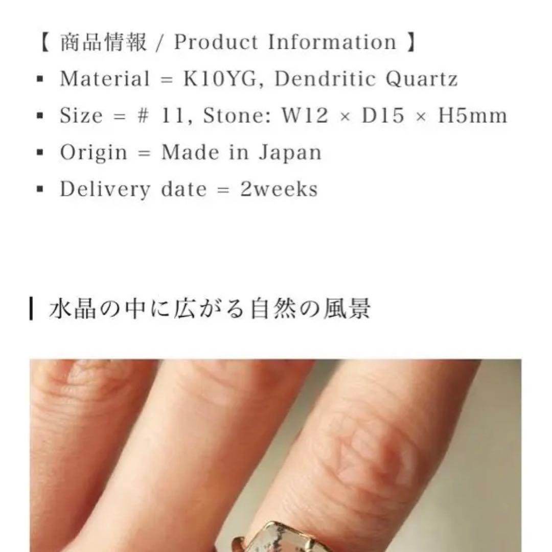 Fillyjonk デンドリティックウォーツリング