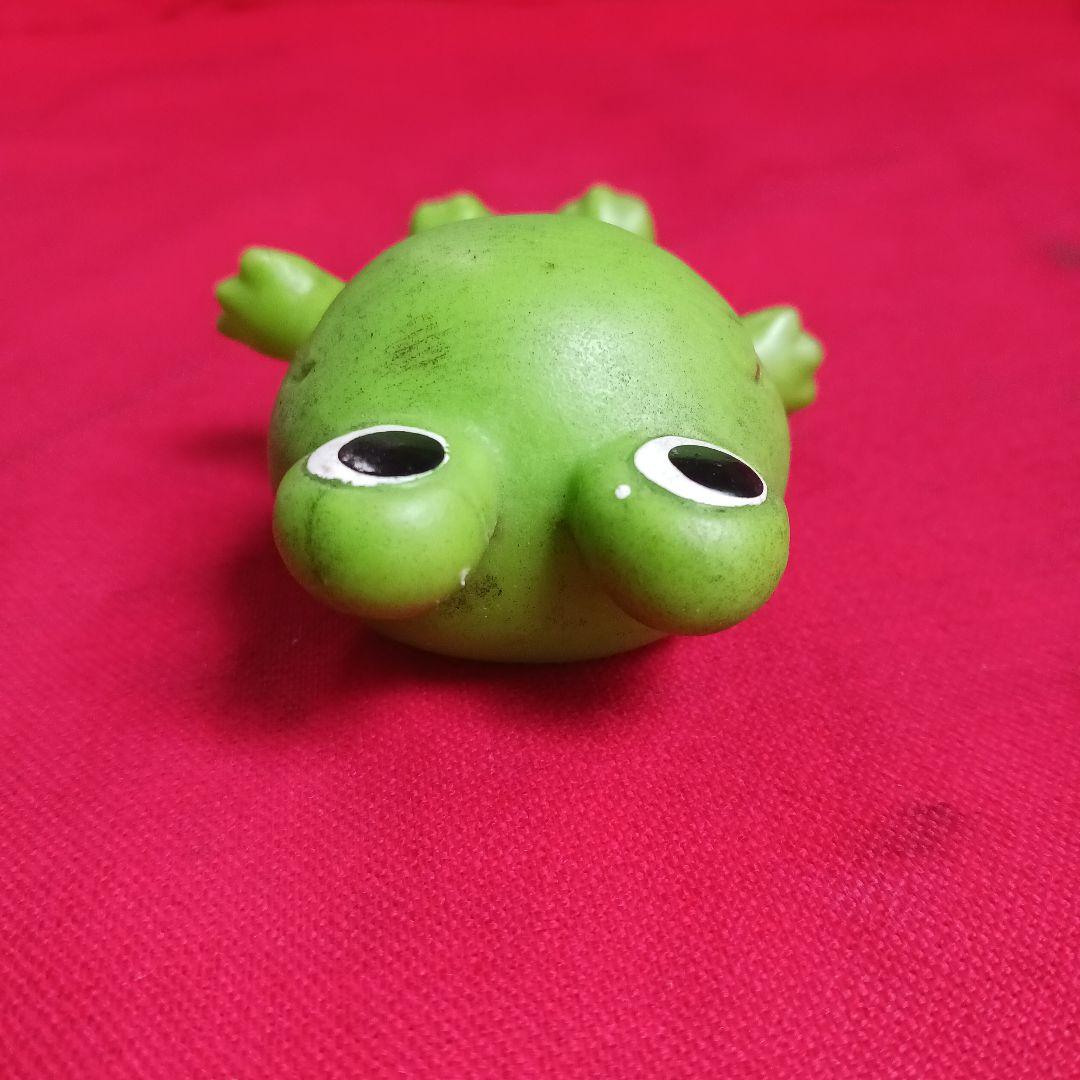 ケロちゃん　ソフビ人形　昭和　レトロ　希少