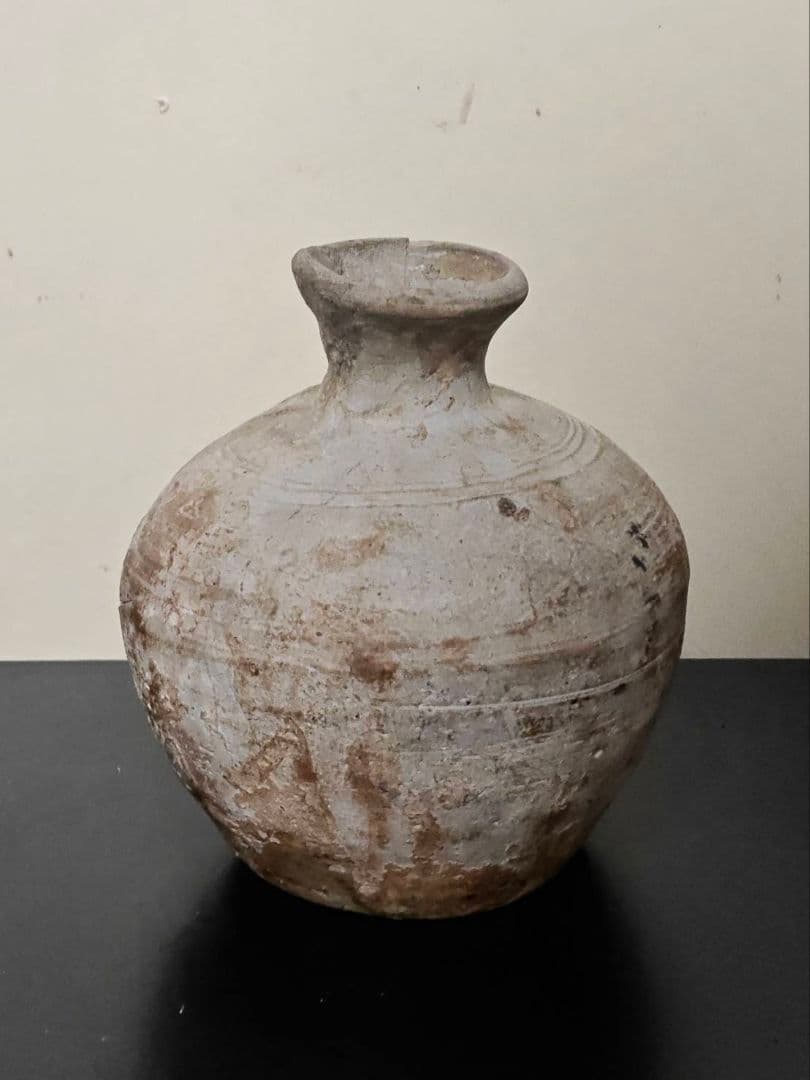 古瀬戸小壺(小瓶子)　鎌倉時代　古美術　六古窯　花呼ぶ器