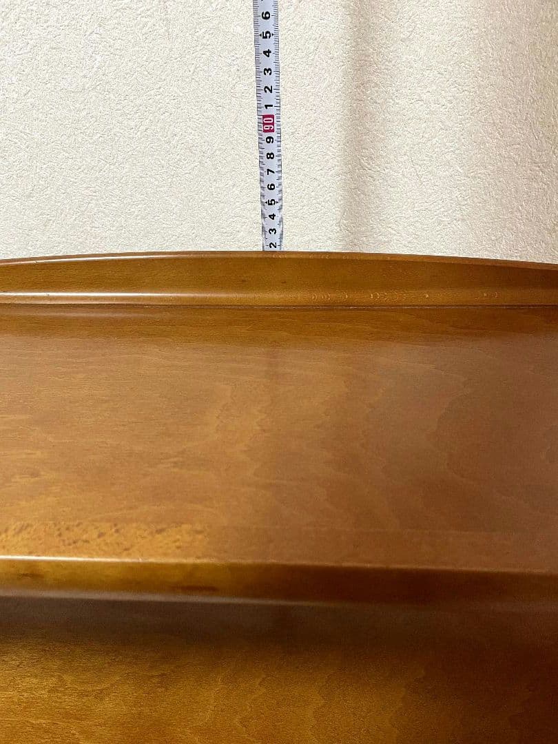 オールドカリモク　ラタン　電話台　FAX台　キャビネット