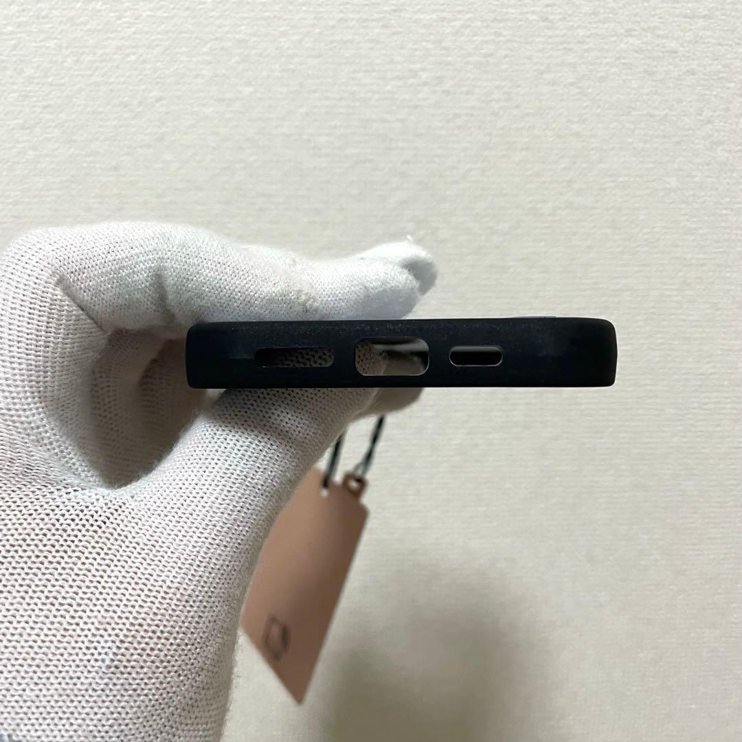 【新品】miumiu iPhone13proケース ミュウミュウ　ロゴ ブルー