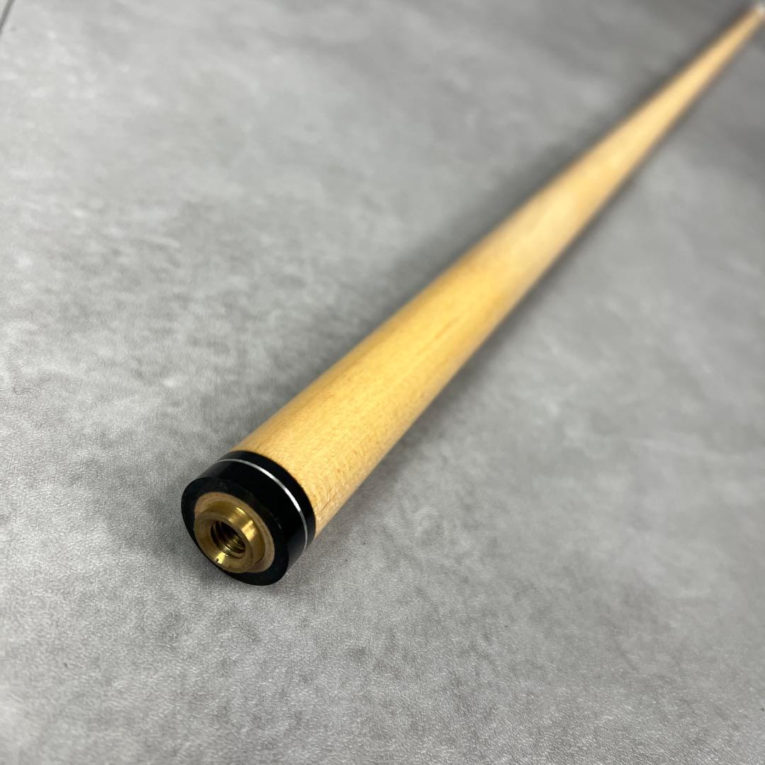 良品　J&J　ビリヤード　プレイキュー　6剣　ブラック基調　バット　シャフト