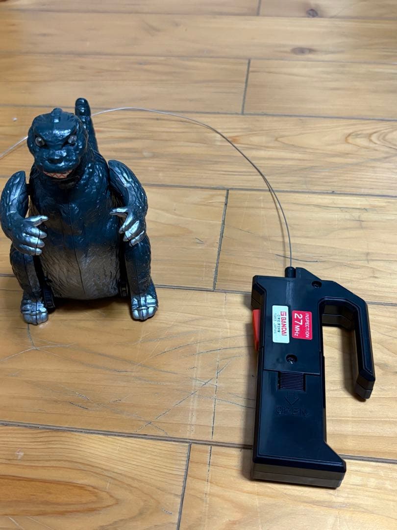 お宝　稼働品 42年前 1983年製昭和レトロ　キャラコンゴジラ　バンダイ日本製