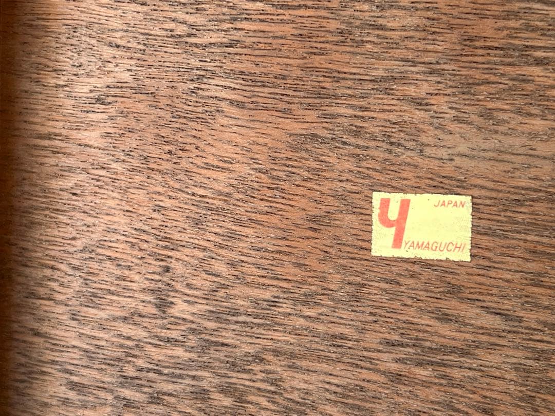 最終セール 70's 山口木材工芸 サイドテーブル チーク×ビーチ材｜送料込