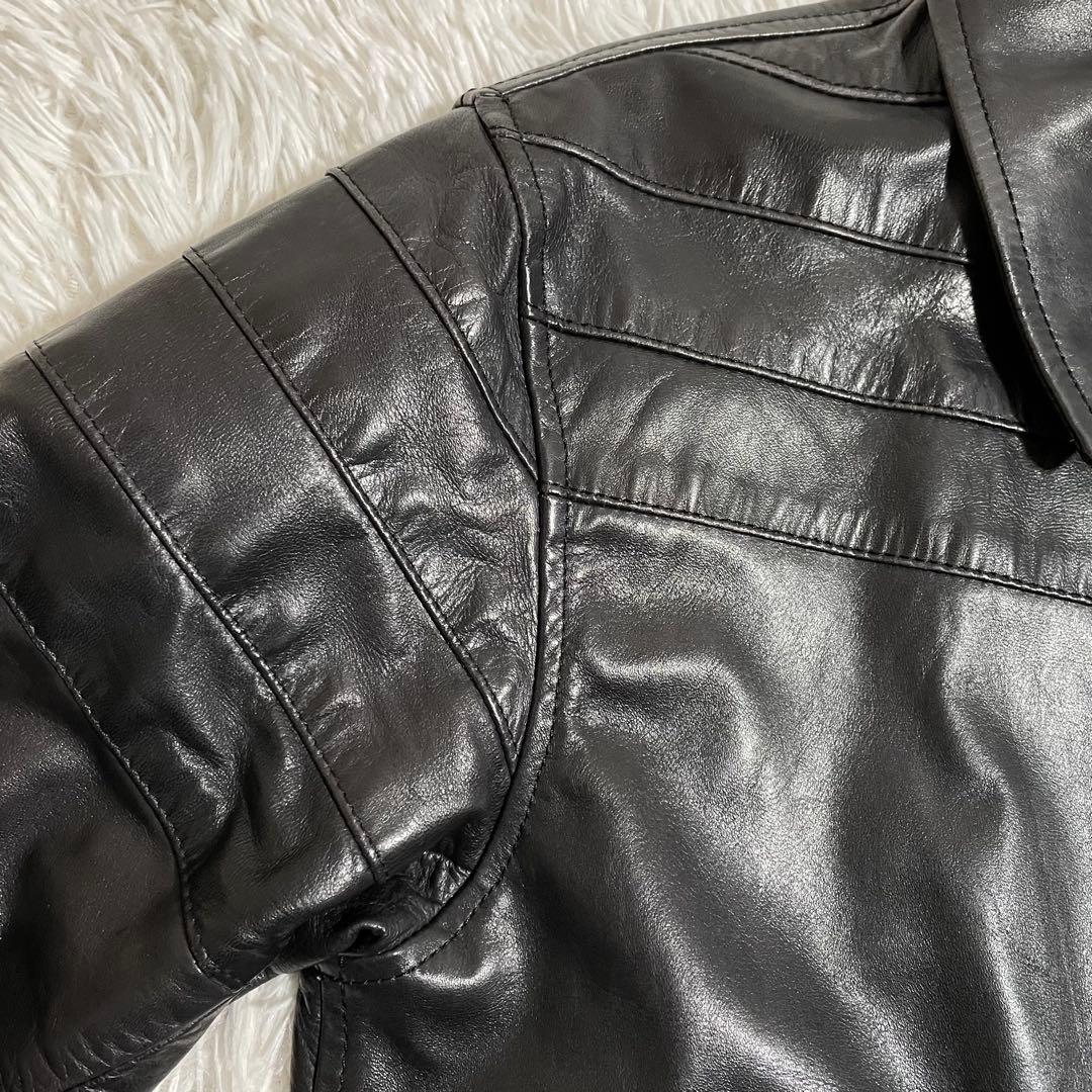 ハロルズギア レザージャケット 襟付き 馬革 ホースハイド