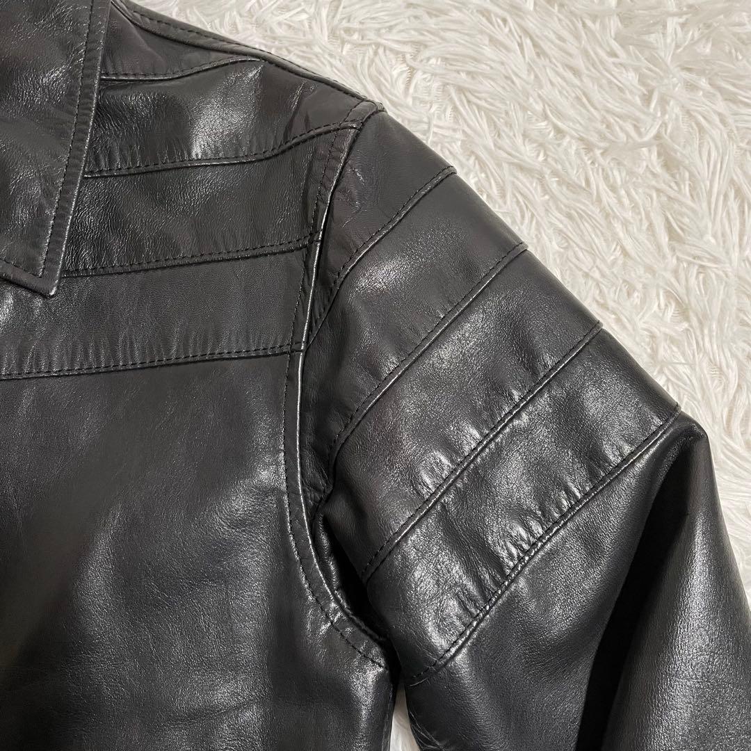 ハロルズギア レザージャケット 襟付き 馬革 ホースハイド