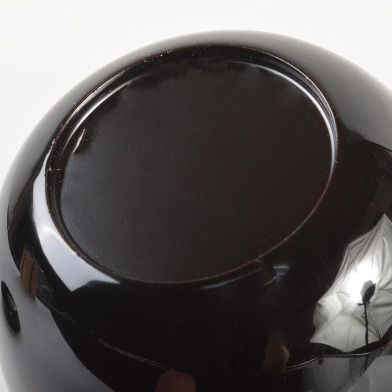 茶道具　黒漆　棗　桐箱付　V　6271