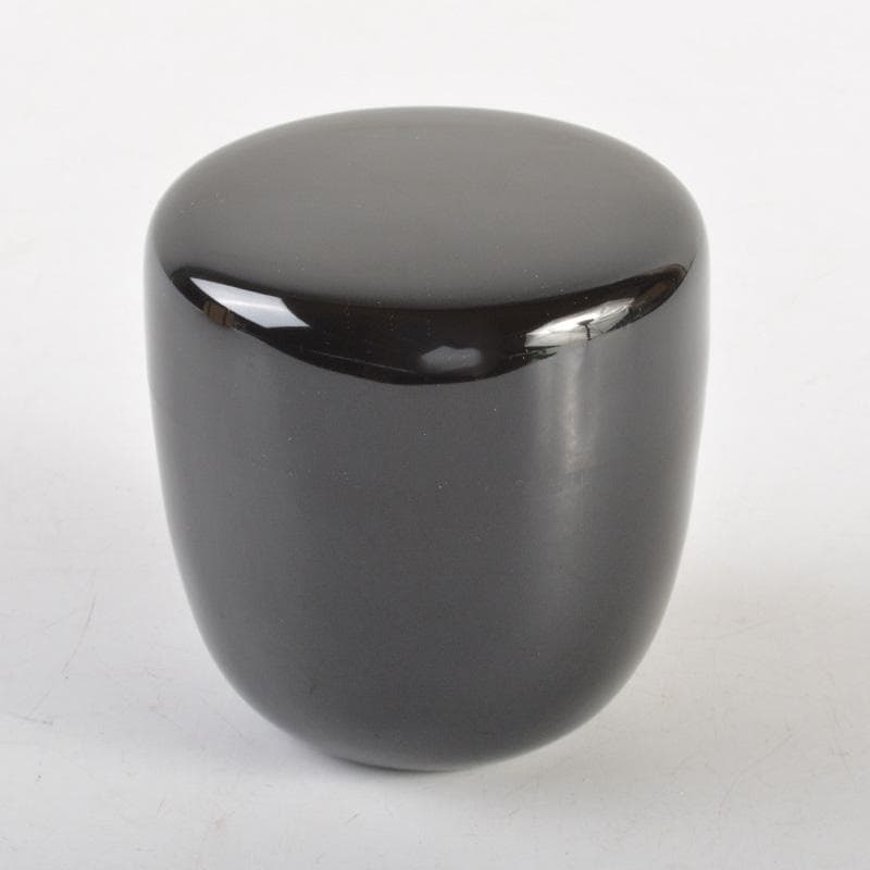 茶道具　黒漆　棗　桐箱付　V　6271