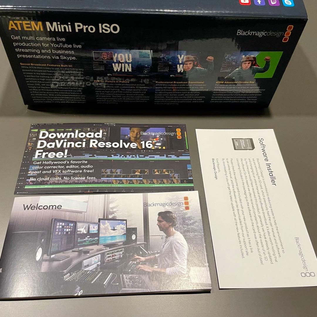 ATEM Mini Pro ISO + 専用ハードケース