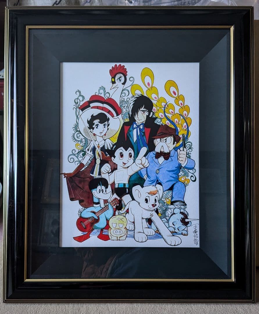 手塚治虫 ピエゾグラフ 「キャラクター集合」キャンパス仕様