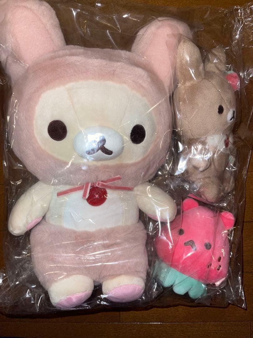 完売品受注生産コリラックマのいちごないちにち スペシャルぬいぐるみ 3点セット