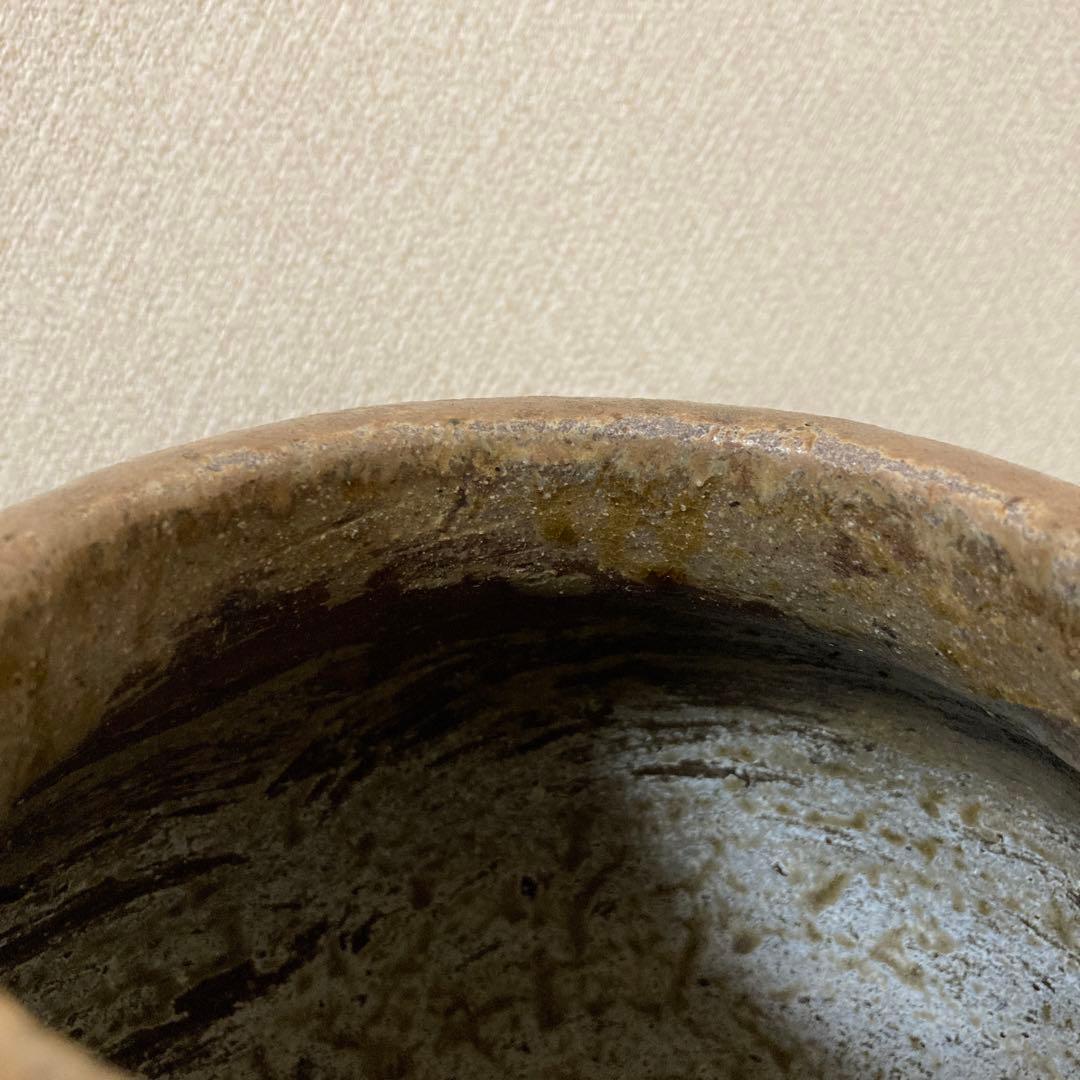 古壺　花瓶　飾り壺　大型〈検 常滑　信楽　三筋壺　自然釉　古越前　古丹波　種壺