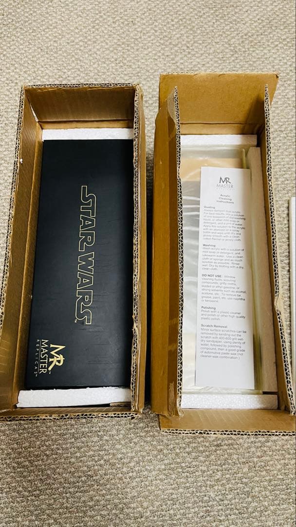 未使用 マスターレプリカ 1/1 ダースベイダー ライトセーバー スターウォーズ