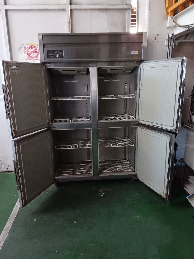 激安【引取限定】SANYO 業務用 冷凍冷蔵庫 4ドア 中古