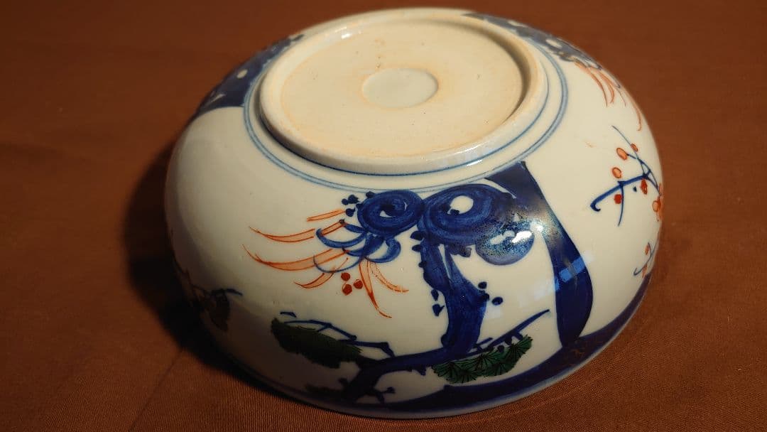 大聖寺伊万里　古伊万里　伊万里　色絵　金彩　菓子鉢　蔵出し　１客