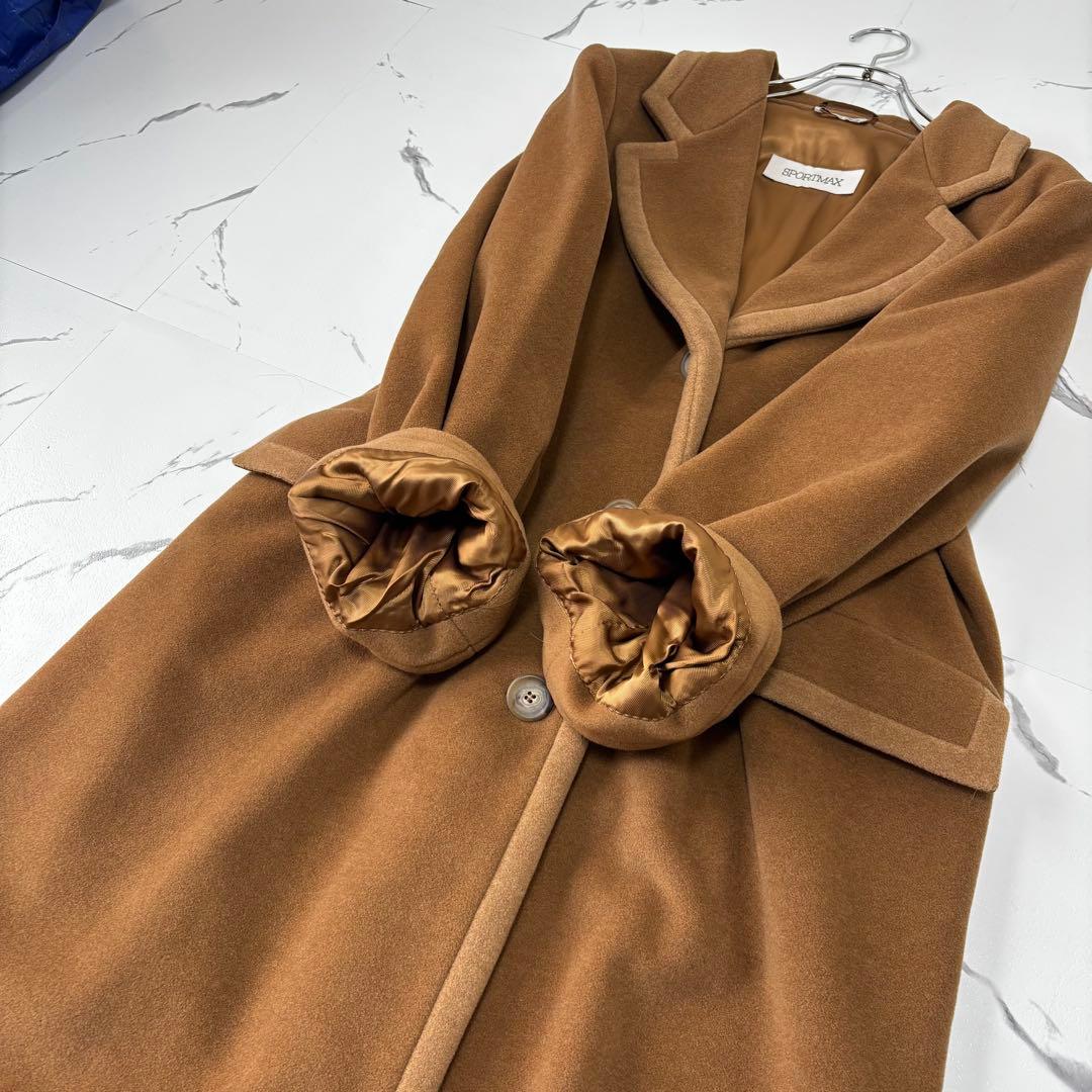 Max Mara✨未使用級　ウールカシミヤ　チェスターコート　キャメルベージュ
