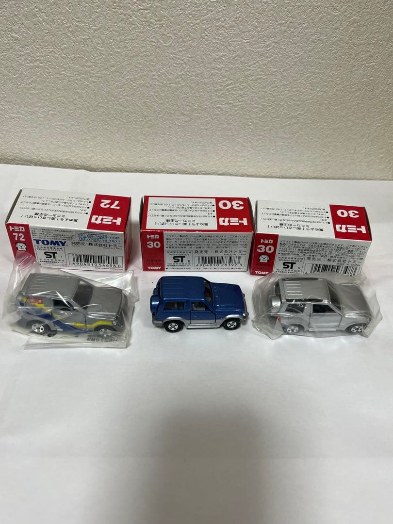 ミニカー　三菱パジェロ　メタルトップ　ラリータイプ　絶版　廃盤　赤箱　トミカ