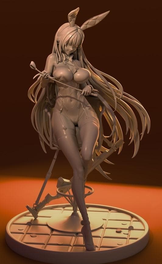 26cm 未塗装未組立　マルチャーナ　NIKK バニーガール