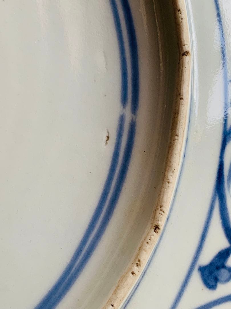 中国清時代染付大皿