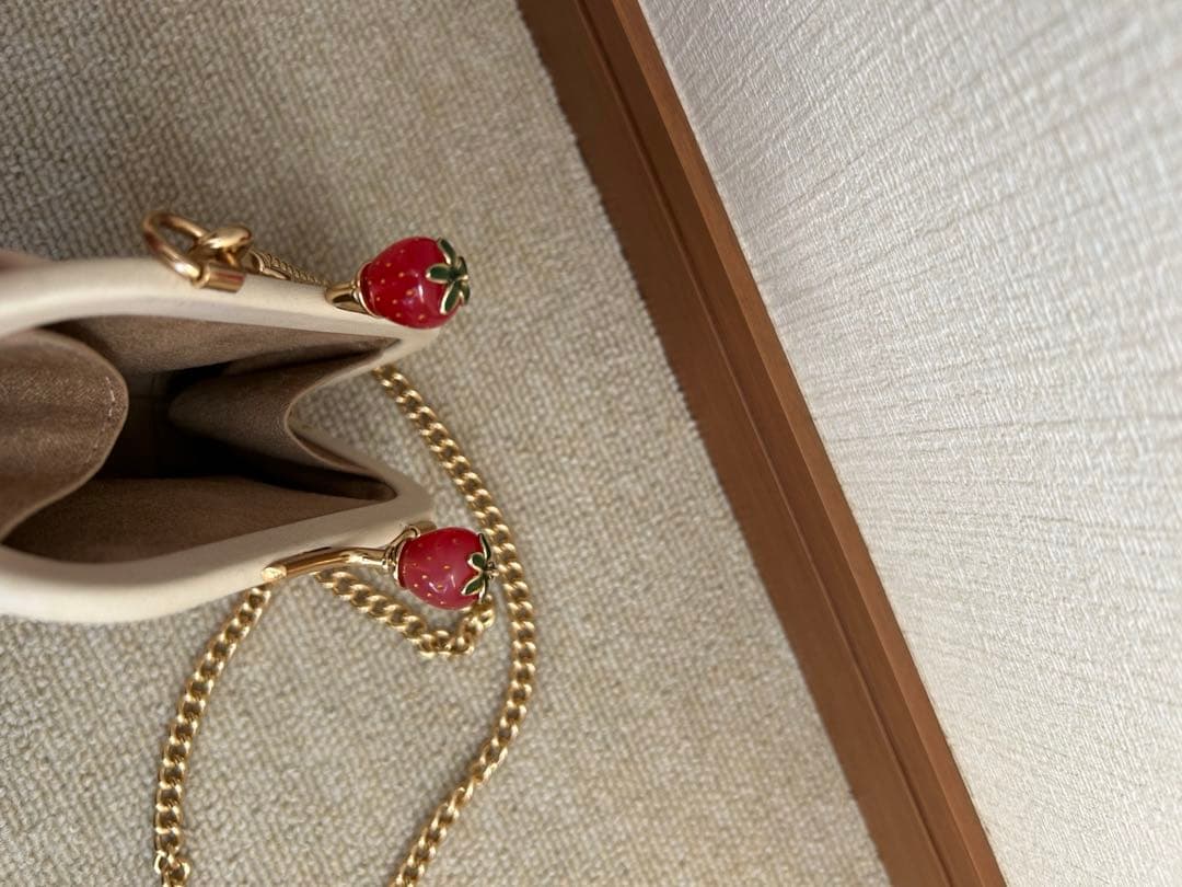 COACHコーチ 財布 がま口 ノラキスロックケース いちご