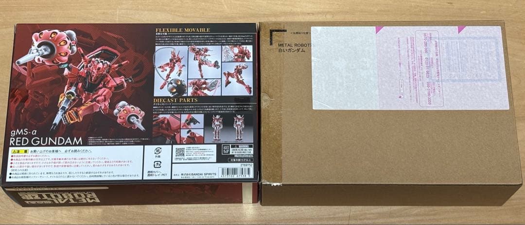 メタルロボット魂 赤いガンダム 白いガンダム 機動戦士ガンダムジークアクス 新品